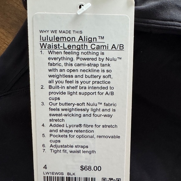 Lululemon Align waist-length camo tank top - Picture 5 of 6